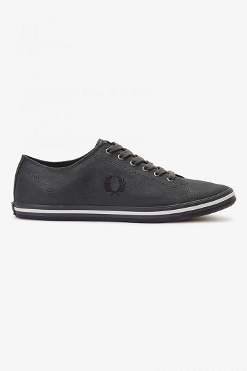 Black Fred Perry Kingston Men's Shoes | PH 1141LISH